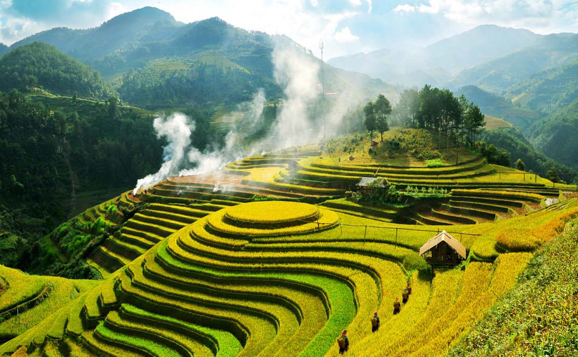 Рисовые террасы Долины сапа, Вьетнам